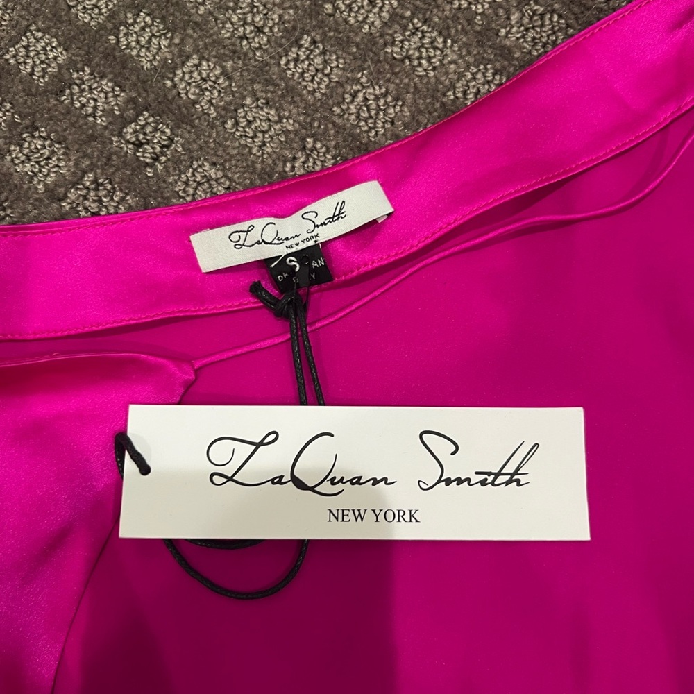 Laquan Smith Deep V Blouse - Picture 4 of 4